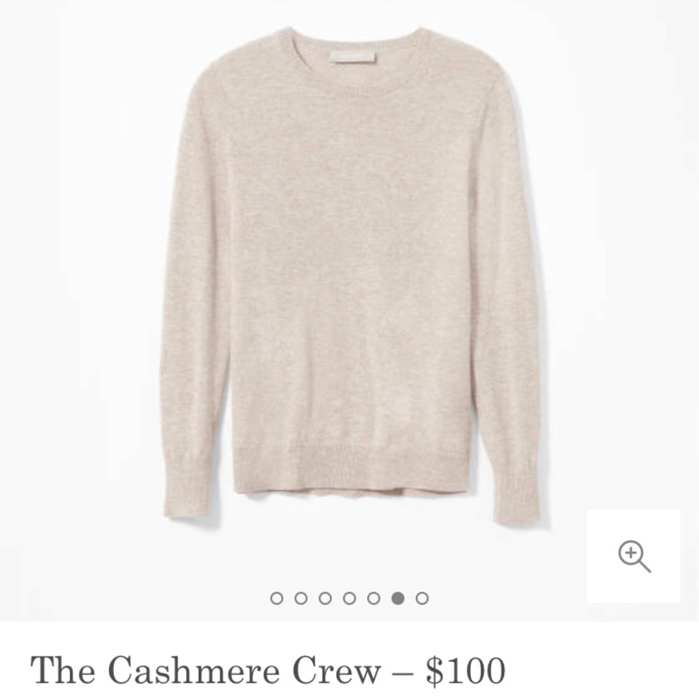 Everlane cashmere crew neck sweater